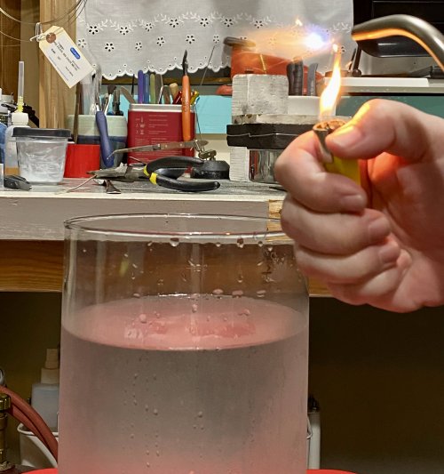 Susan LeGuyader's An Adventure in Water Casting - , General Education, Butane Torch, Soldering, Solder, water casting